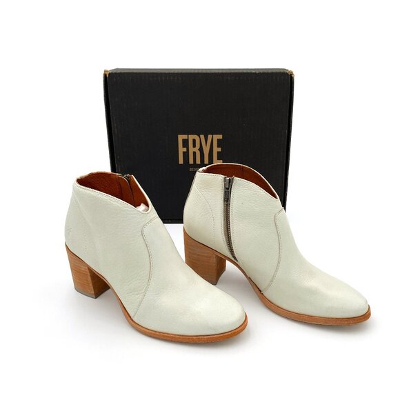 FRYE | Nora Zip Short Leather Ankle Boot | NEW IN BOX!!! - Picture 1 of 16